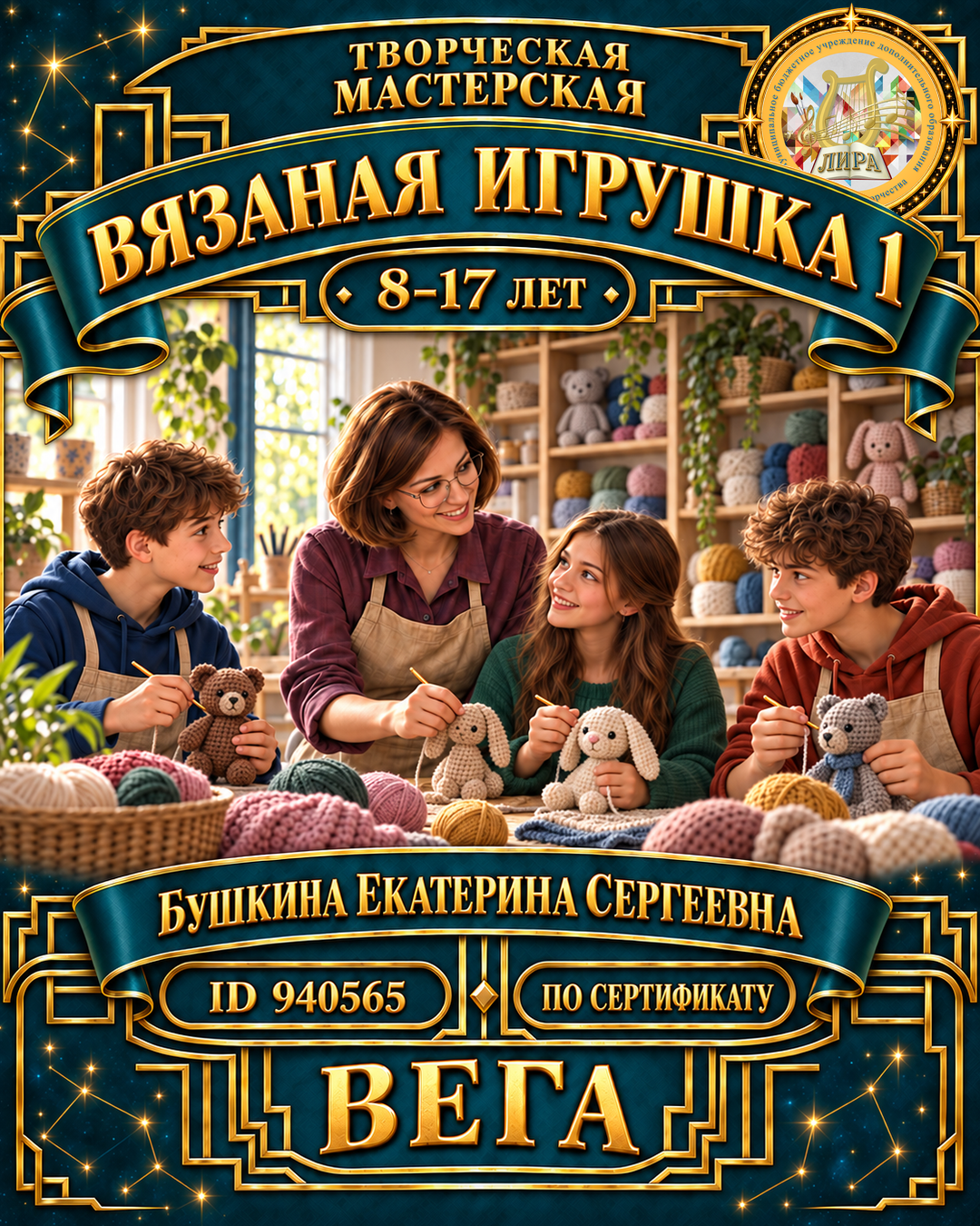 Афиша: Вязаная игрушка 1