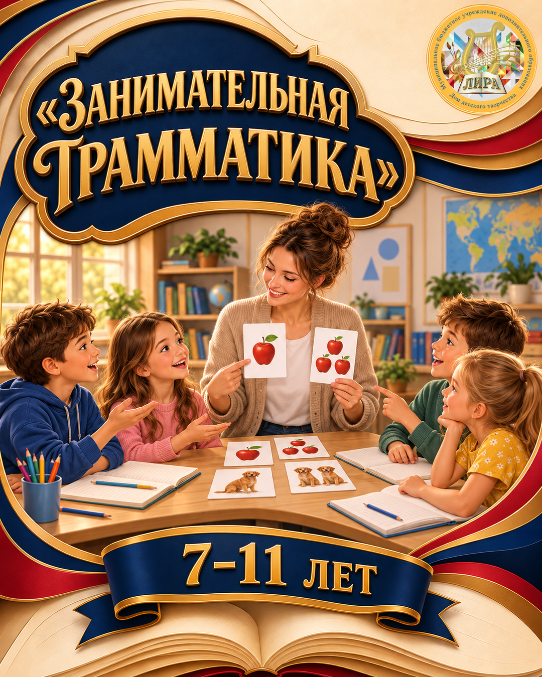Афиша программы «ЗАНИМАТЕЛЬНАЯ ГРАММАТИКА» (на платной основе)