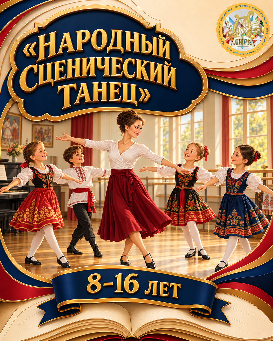 Афиша программы «НАРОДНЫЙ СЦЕНИЧЕСКИЙ ТАНЕЦ»  ПФДОД